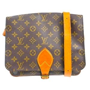 LOUIS VUITTON CARTOUCHIERE GM SHOULDER BAG PURSE MONOGRAM M51252 SL0930 XX19241